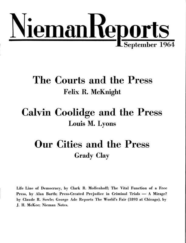 Cover for Fall 1964