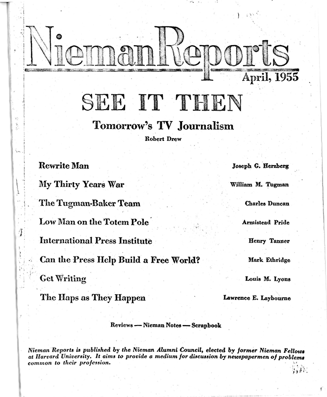 Cover for Summer 1955