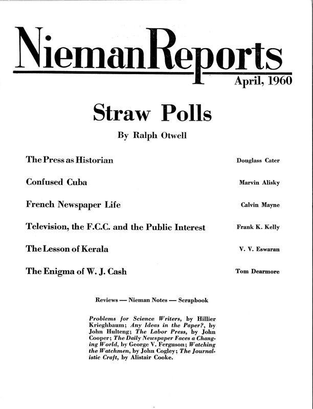 Cover for Summer 1960