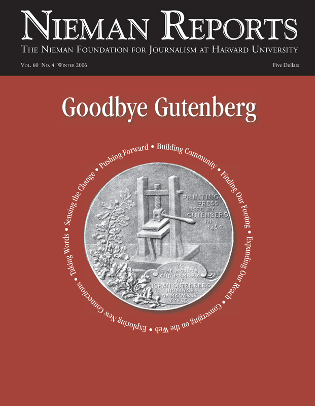 Cover for Winter 2006