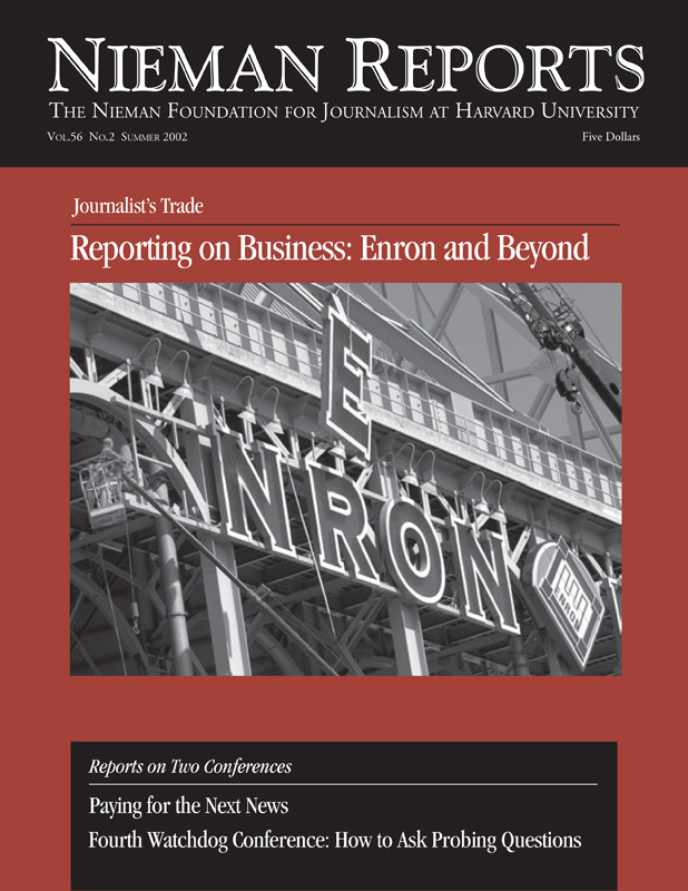 Reporting on Business: Enron and Beyond