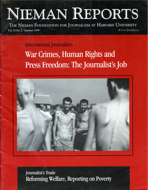 War Crimes, Human Rights and Press Freedom: The Journalist's Job