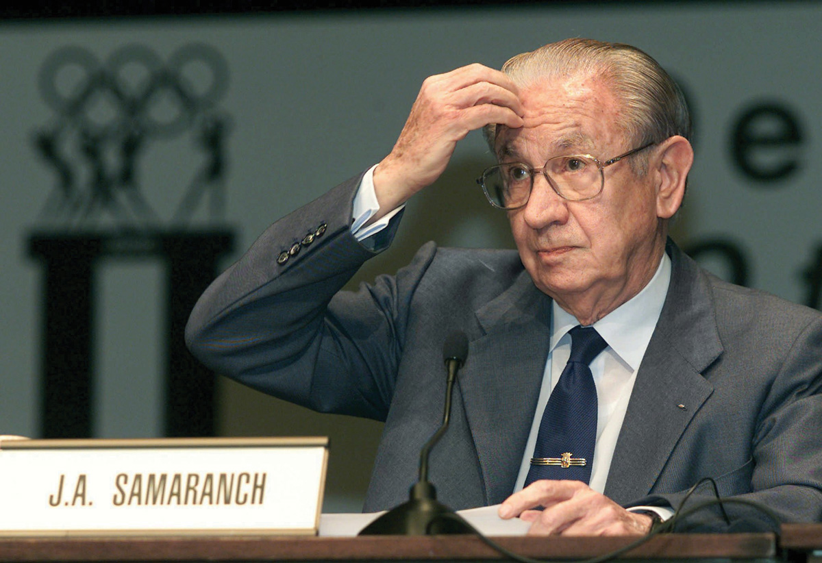International Olympic Committee leader Juan Antonio Samaranch