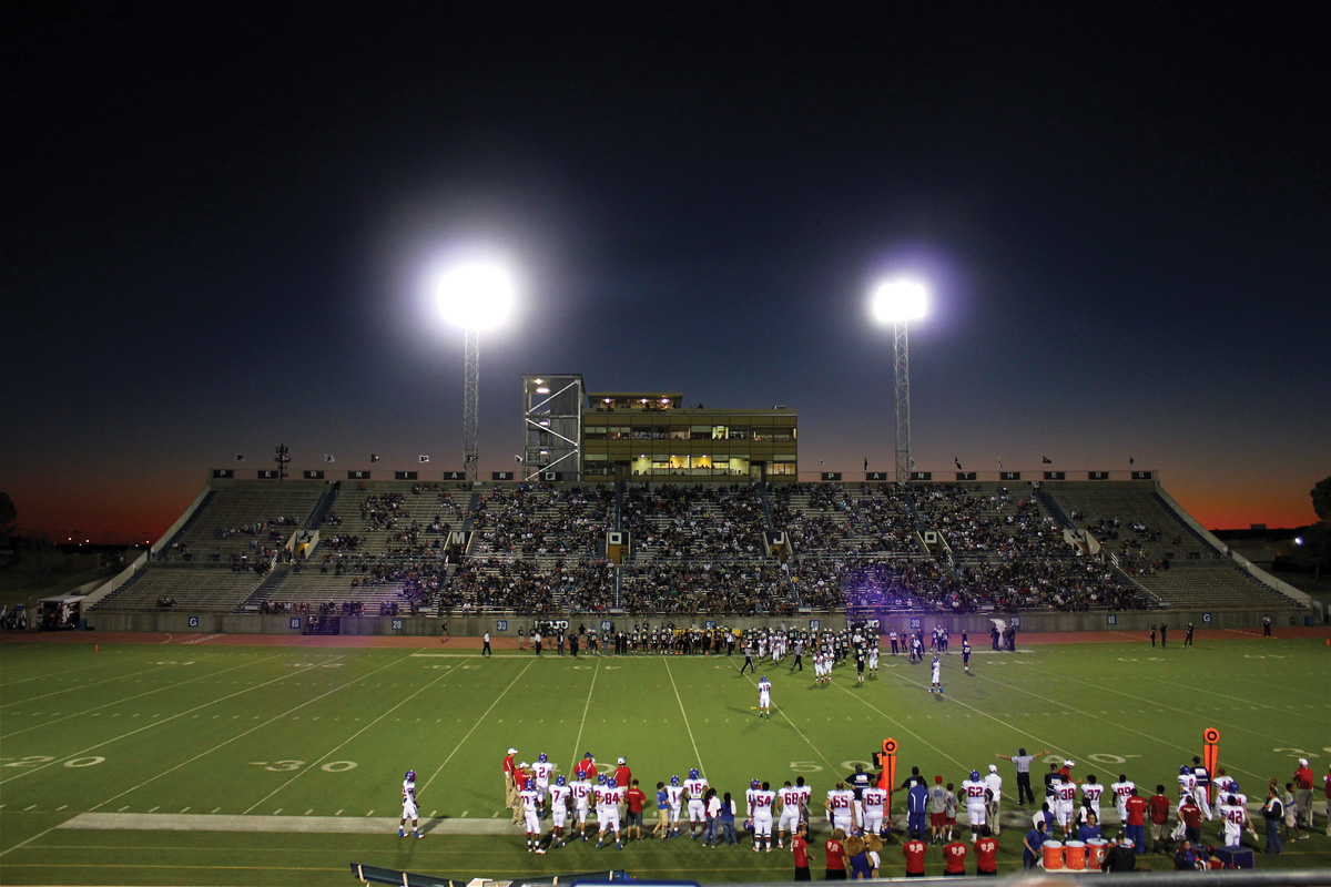 The football stadium in Odessa, Texas that “Friday Night Lights” made famous
