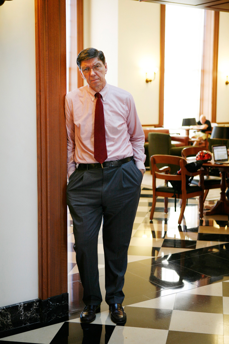 Clayton M. Christensen of Harvard Business School developed the theory of disruptive innovation.