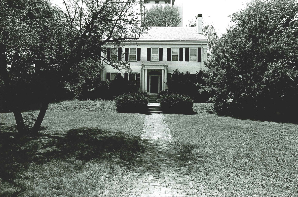 The house at 1 Francis Ave. was built in 1836 on what was then known as Professors’ Row