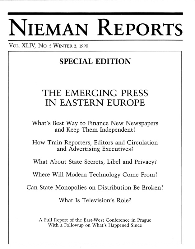 Cover for Special Issue 1990
