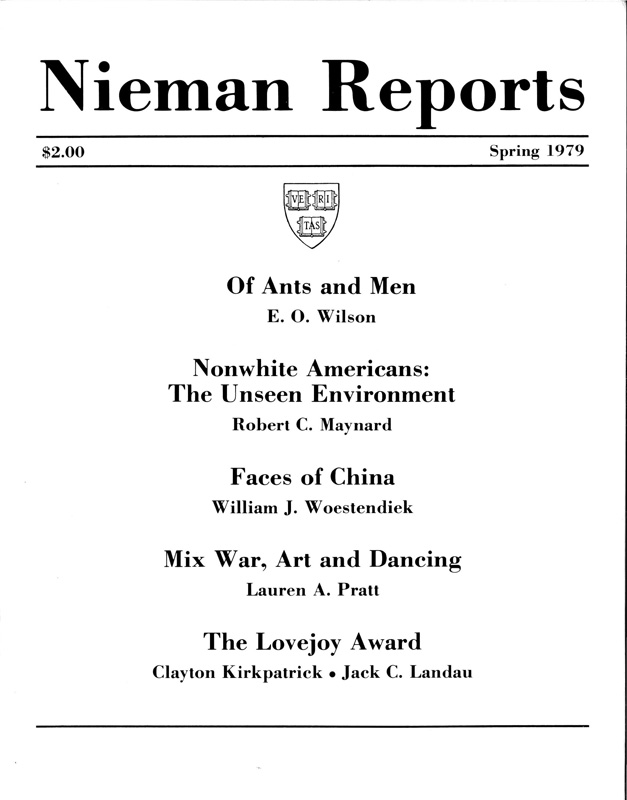 Cover for Spring 1979