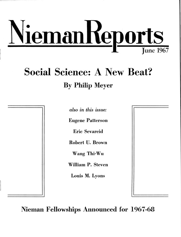 Social Science: A New Beat?