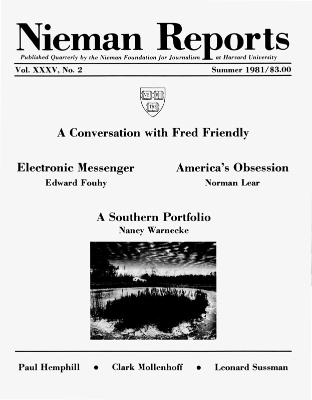 Cover for Summer 1981