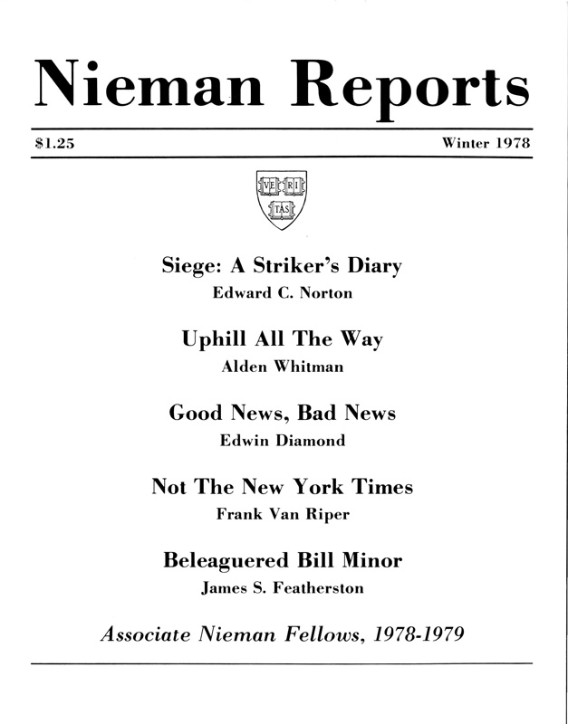 Cover for Winter 1978