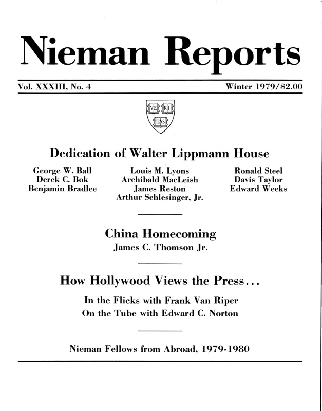 Cover for Winter 1979