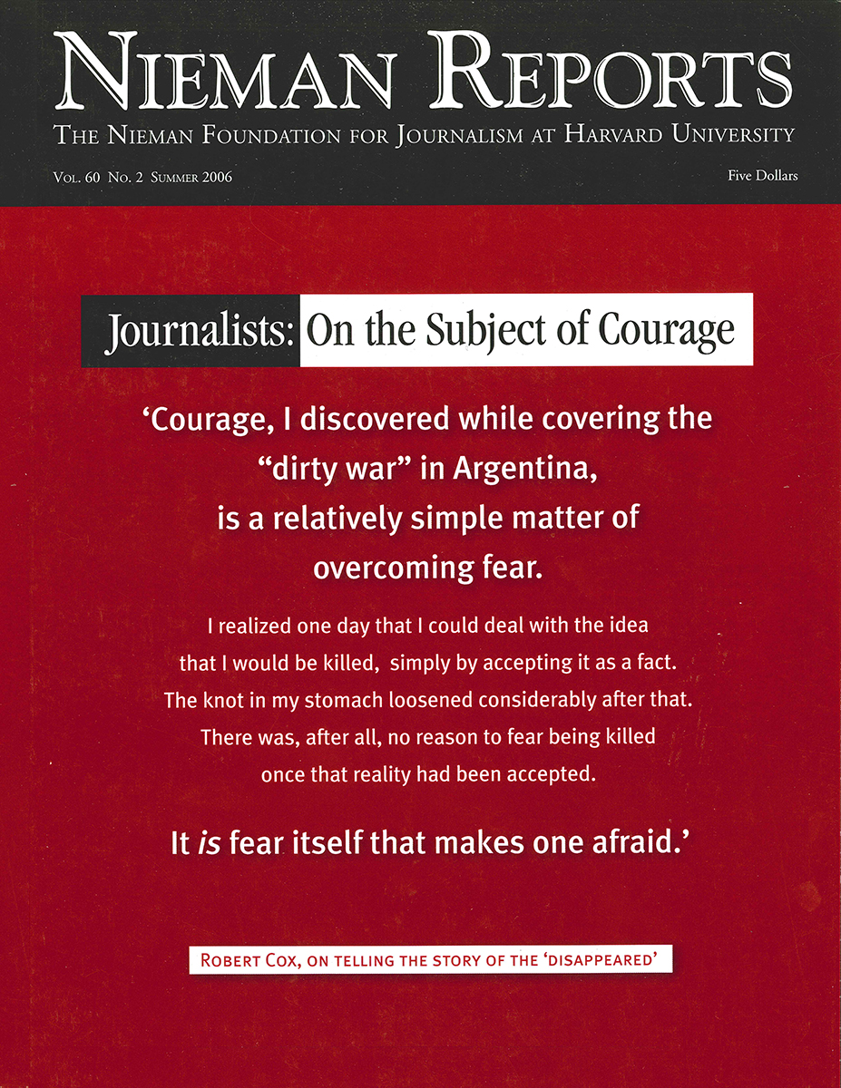 Journalists: On the Subject of Courage