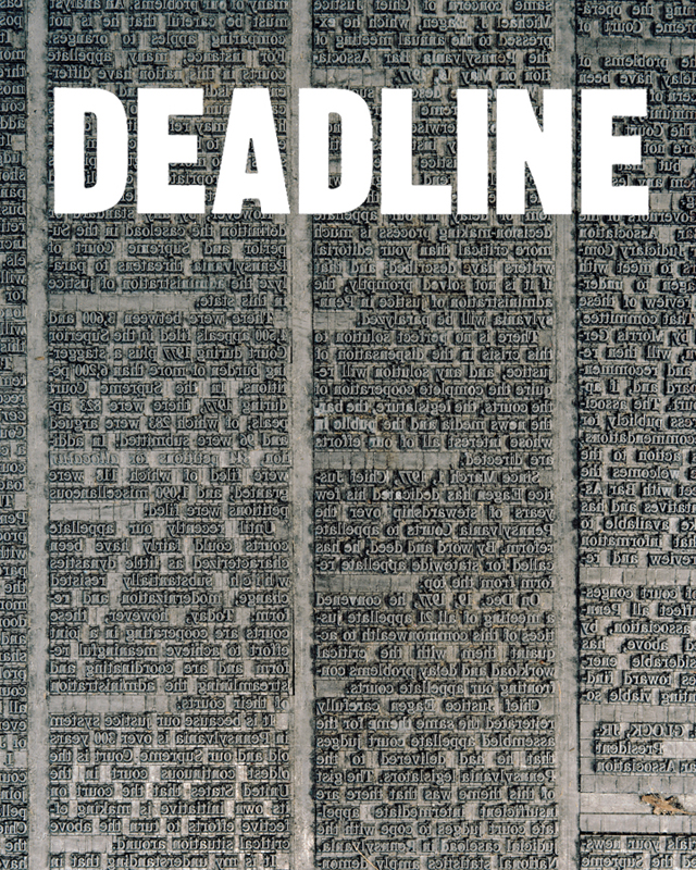 “Deadline” by Will Steacy, b. frank Books