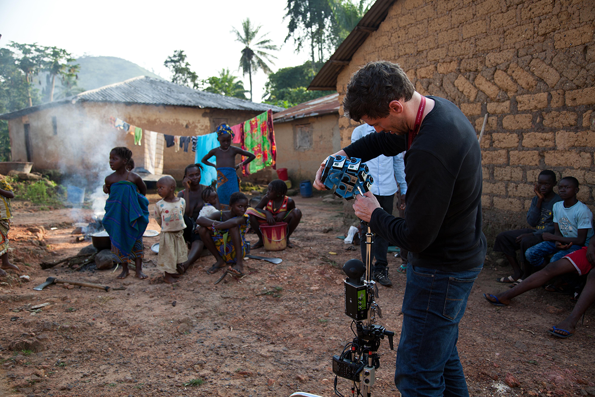 The 360-degree video Dan Edge is shooting in Africa will give Frontline viewers a new perspective