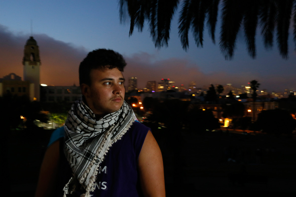 Alex Bergeron struggles to reconcile being transgender and Muslim, an issue explored in a Los Angeles Times story
