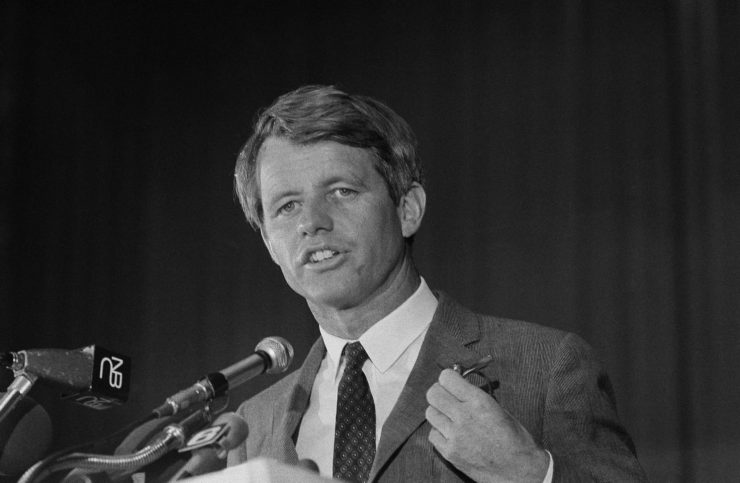 The press labeled Robert F. Kennedy as ruthless early in his career, but came to embrace the politician as he emerged as a liberal icon