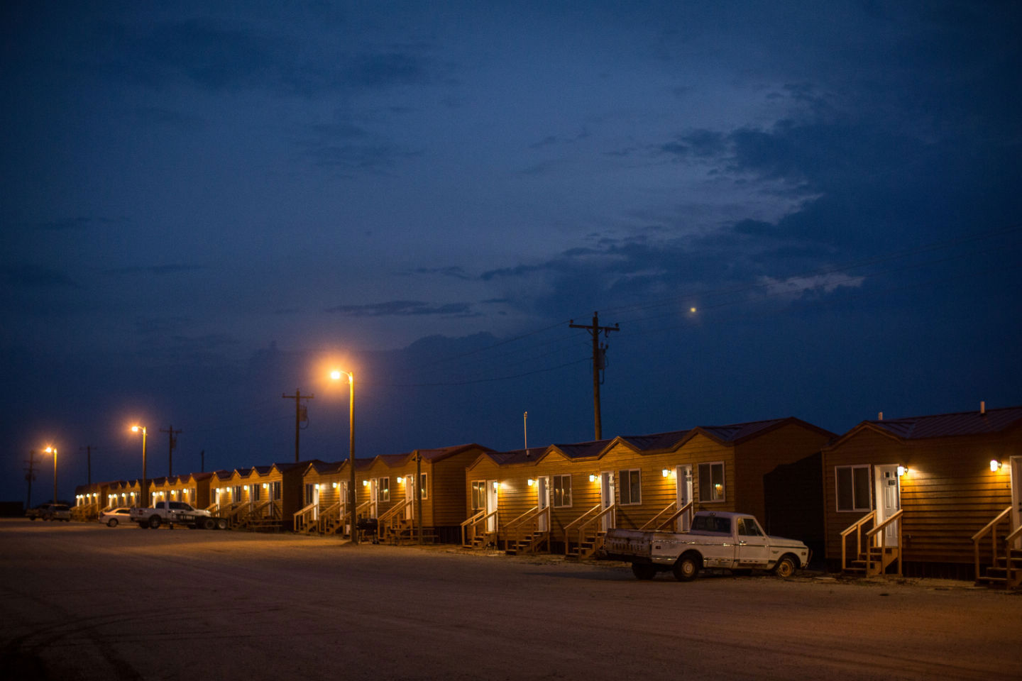 "Man camps," temporary communities for oilfield workers, are explored in The Texas Tribune's crowdfunded "The Shale Life"