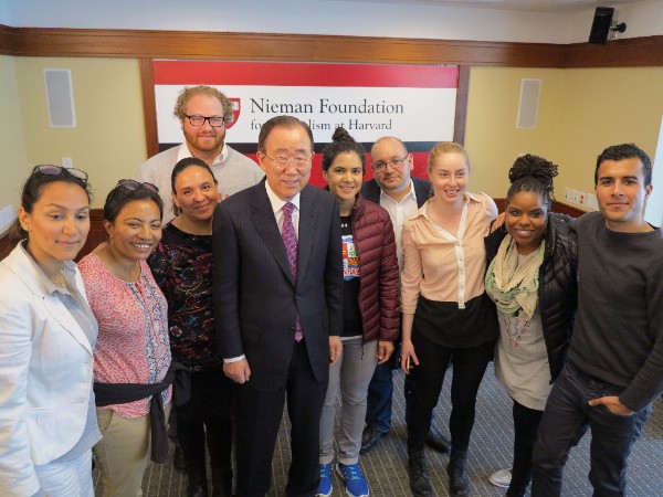 Members of the Class of 2017 with former U.N. Secretary General Ban Ki-moon