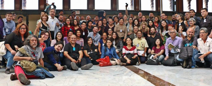 Around 400 journalists gathered in Mexico City in June to launch the #AgendaDePeriodistas campaign