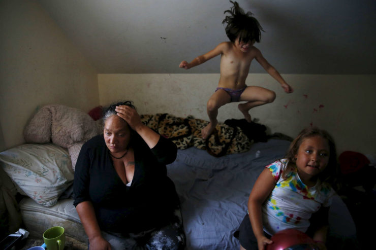 Impressive feat: In 2016, Jessica Rinaldi won a Pulitzer prize for feature photography and was also named a finalist in the same category for her story about a single mother from East Boston who was addicted to heroin and struggling to hold her family together.  