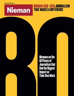 Nieman 80: Journalism That Makes a Difference