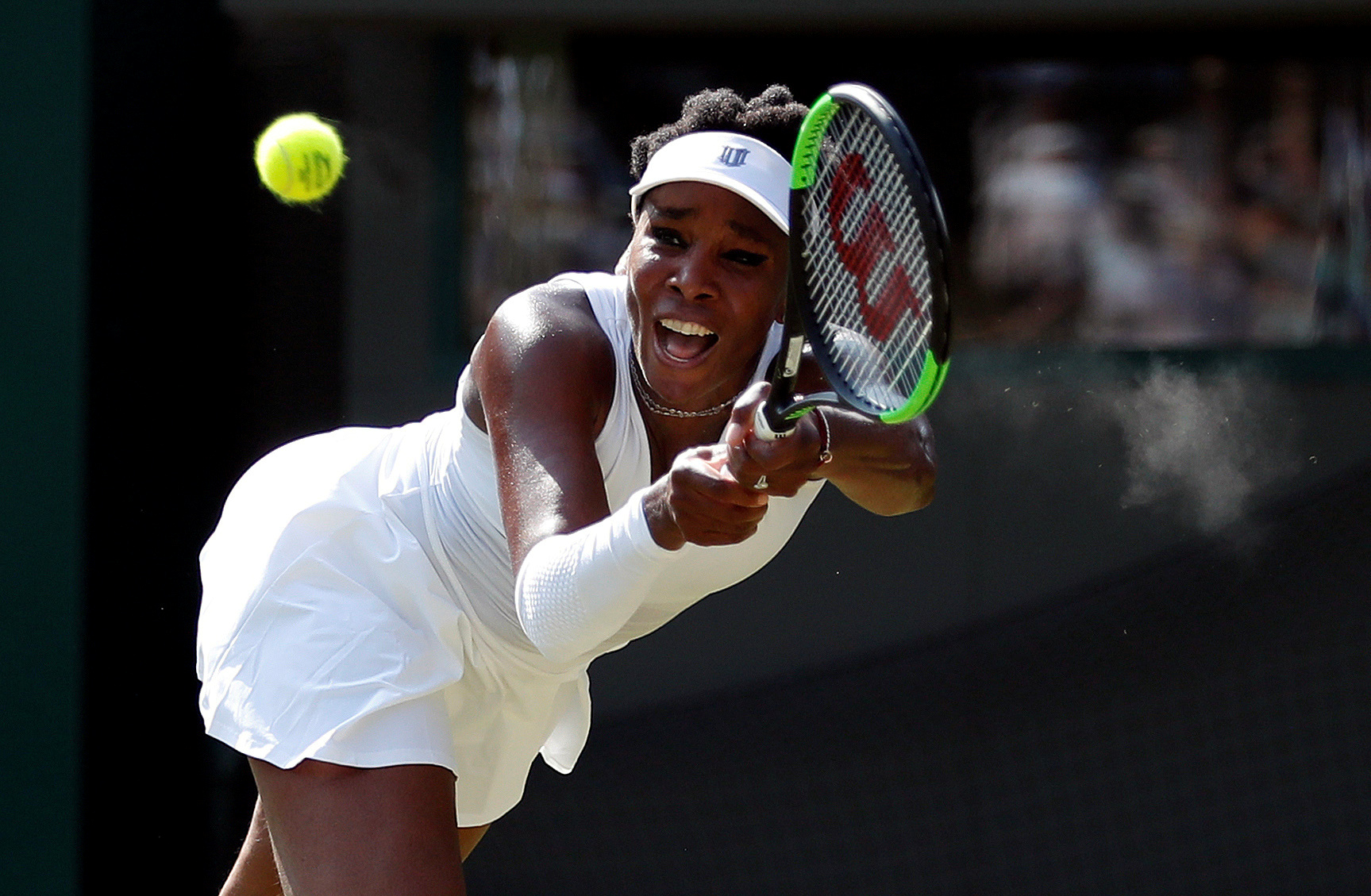 
Implicit bias was likely behind The Wall Street Journal’s now-deleted tweet “Something’s not white! At Wimbledon, a player failed his pre-match undergarment check,” which—accompanied by a photo of Venus Williams (shown here during a third round match against Kiki Bertens of the Netherlands)—linked to an article about the tennis tournament’s all-white garments policy