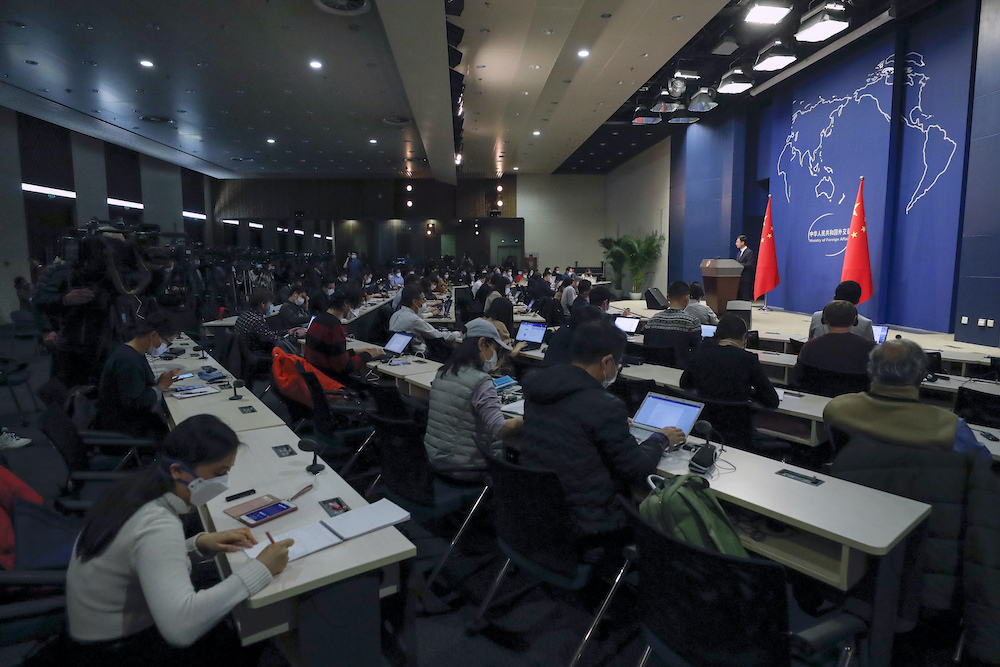 Chinese Foreign Ministry news briefing