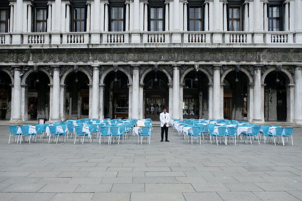 Empty St. Mark's Square, Venice