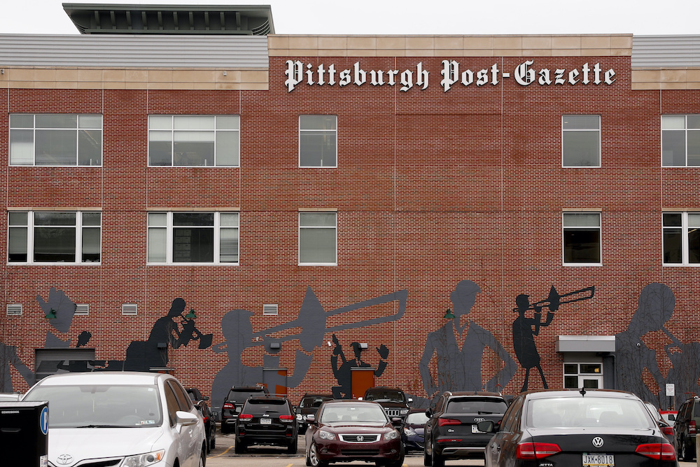 The offices of the Pittsburgh Post-Gazette in 2019