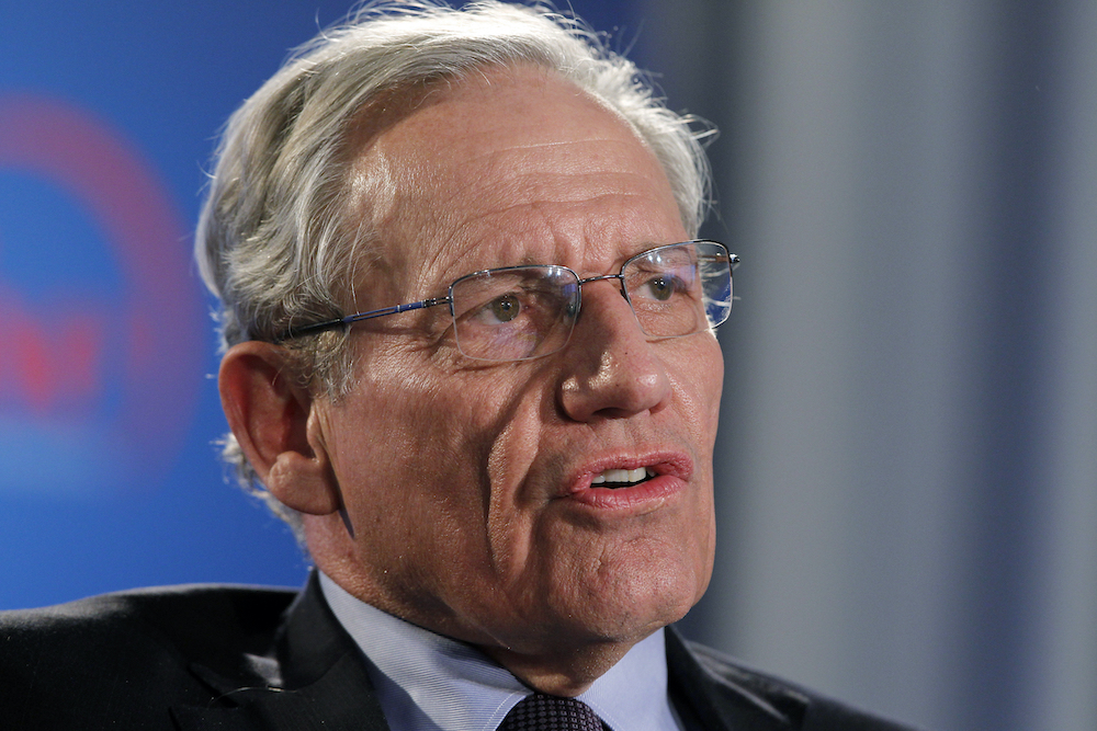 Bob Woodward speaks at event commemorating the 40th anniversary of Watergate in Washington, DC in 2012. Woodward's latest book, "Rage," is based on 15+ interviews with President Donald Trump