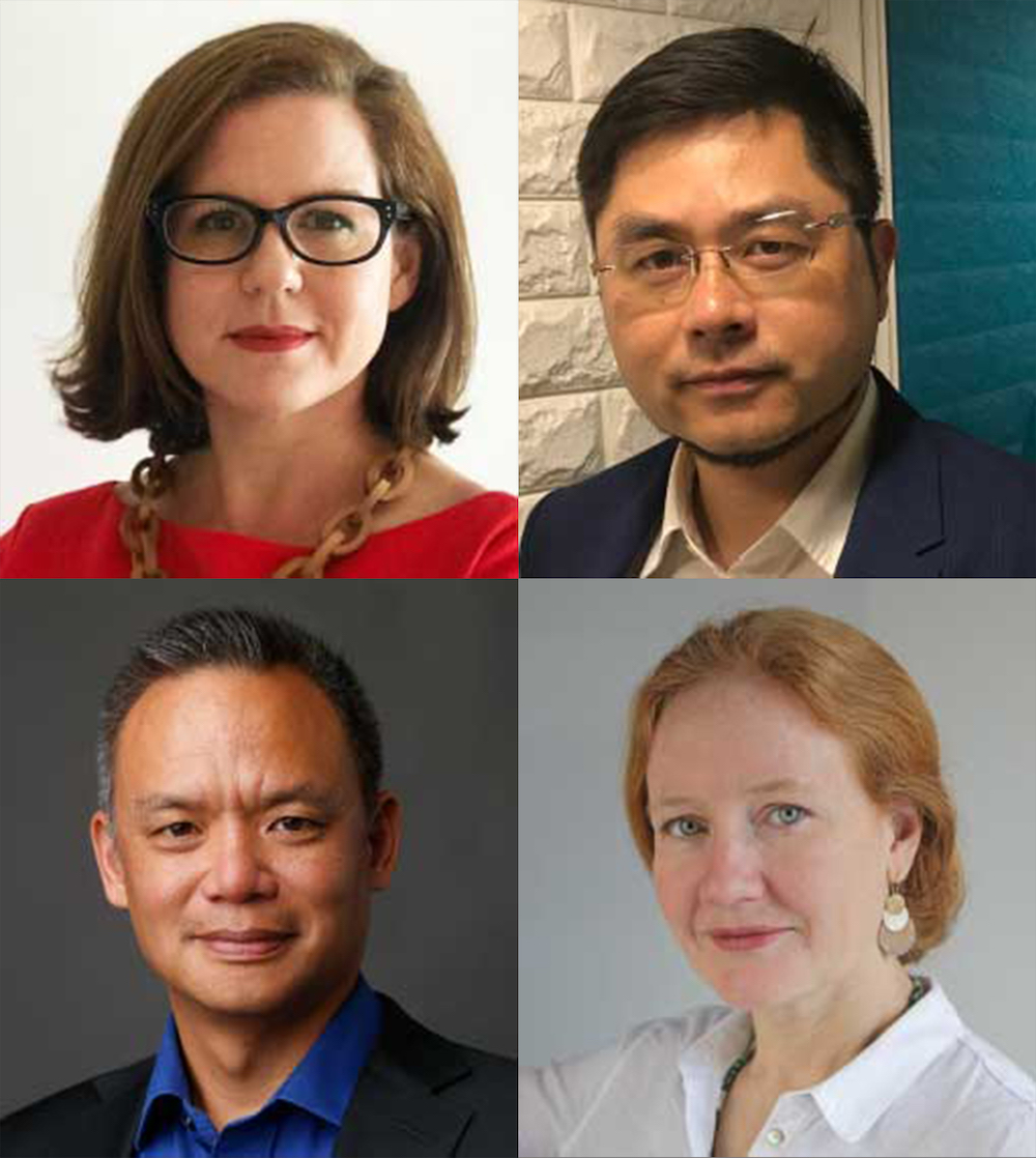 Clockwise from top left: Anna Fifield, Wenxin Fan, Lucy Hornby, and Edward Wong