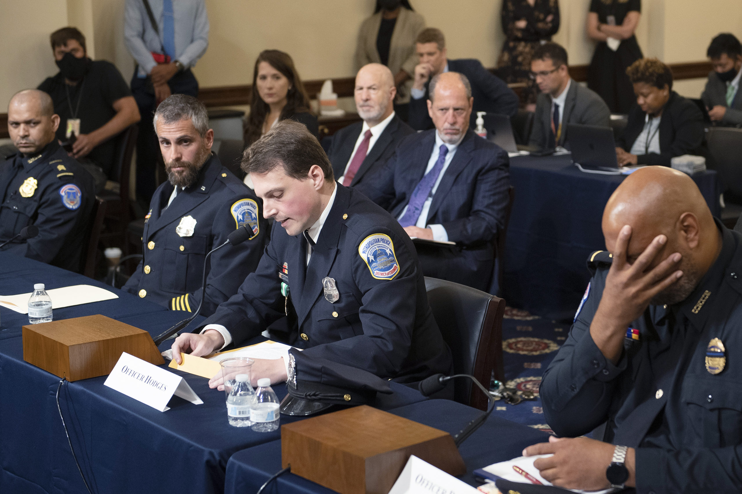 Officers testify before the House select committee hearing on the Jan. 6 attack on Capitol Hill